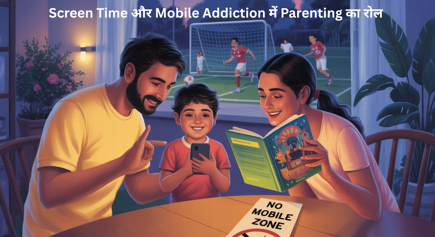 Screen Time और Mobile Addiction में Parenting का रोल