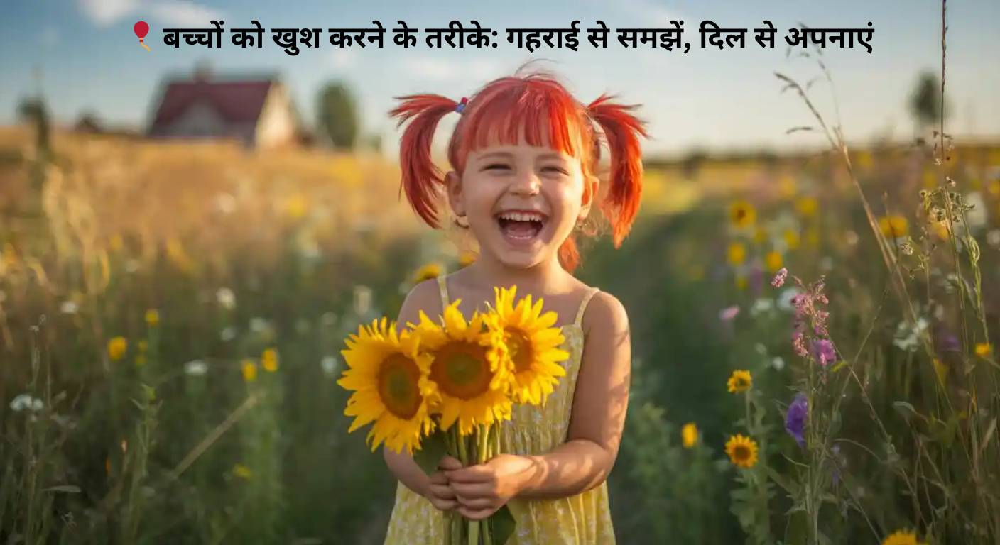 🎈 बच्चों को खुश करने के तरीके: गहराई से समझें, दिल से अपनाएं