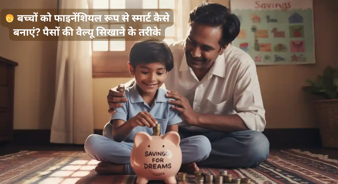 🧒 बच्चों को फाइनेंशियल रूप से स्मार्ट कैसे बनाएं? पैसों की वैल्यू सिखाने के तरीके